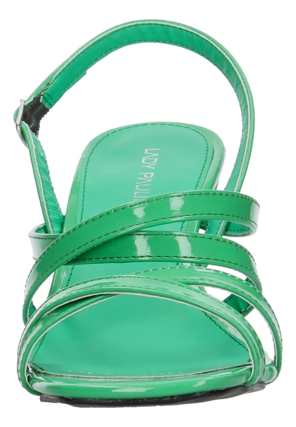 Sandalias Dama Paulina Verde Casual Mujer — imagen 7