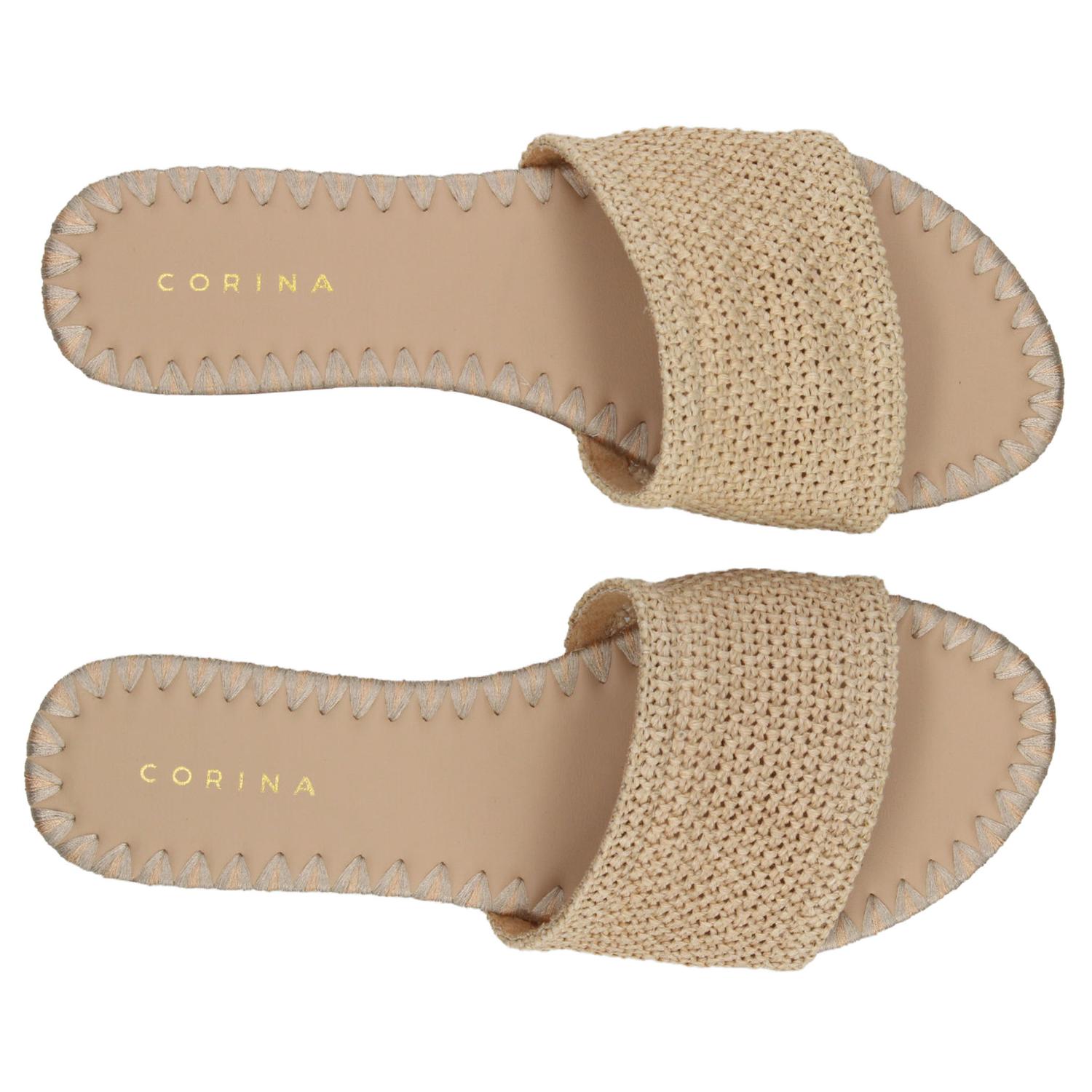 Sandalia Corina Beige Casual Comodo Fresco Para Mujer — imagen 11
