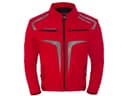Chamarra moto hombre biker impermeable proteccion WKL 64-ROJ
