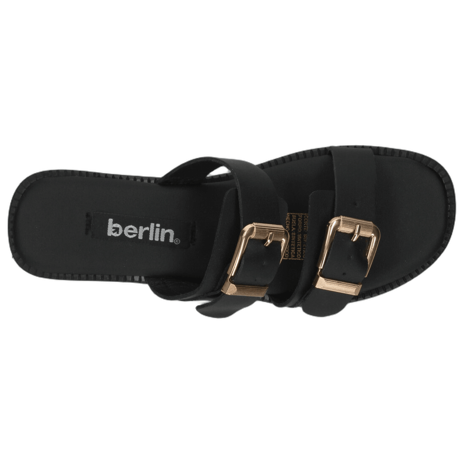 Sandalias Dama Berlin Negro Casual Mujer — imagen 9