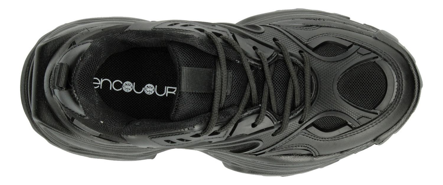 Tenis Ten Colours Dama Casual Plataforma Negro Mujer — imagen 8
