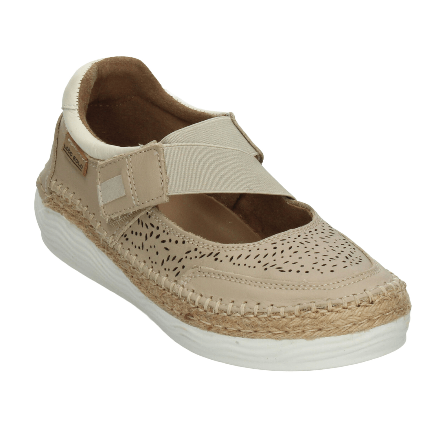 Zapato Lobo Solo Dama Arena Casual Confort Mujer — imagen 5
