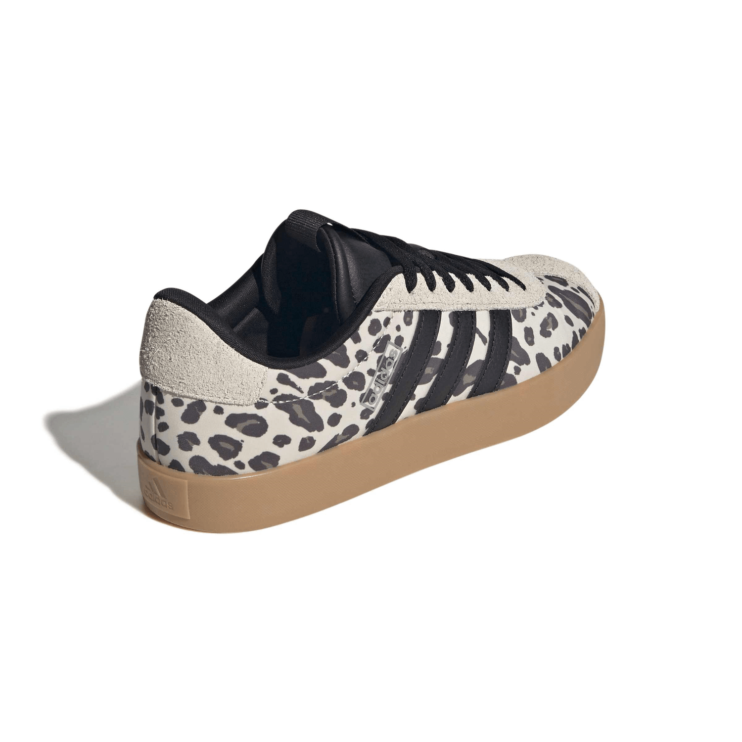 Tenis Adidas VL Court 3.0 Dama Beige Casual Animal Print Mujer — imagen 4