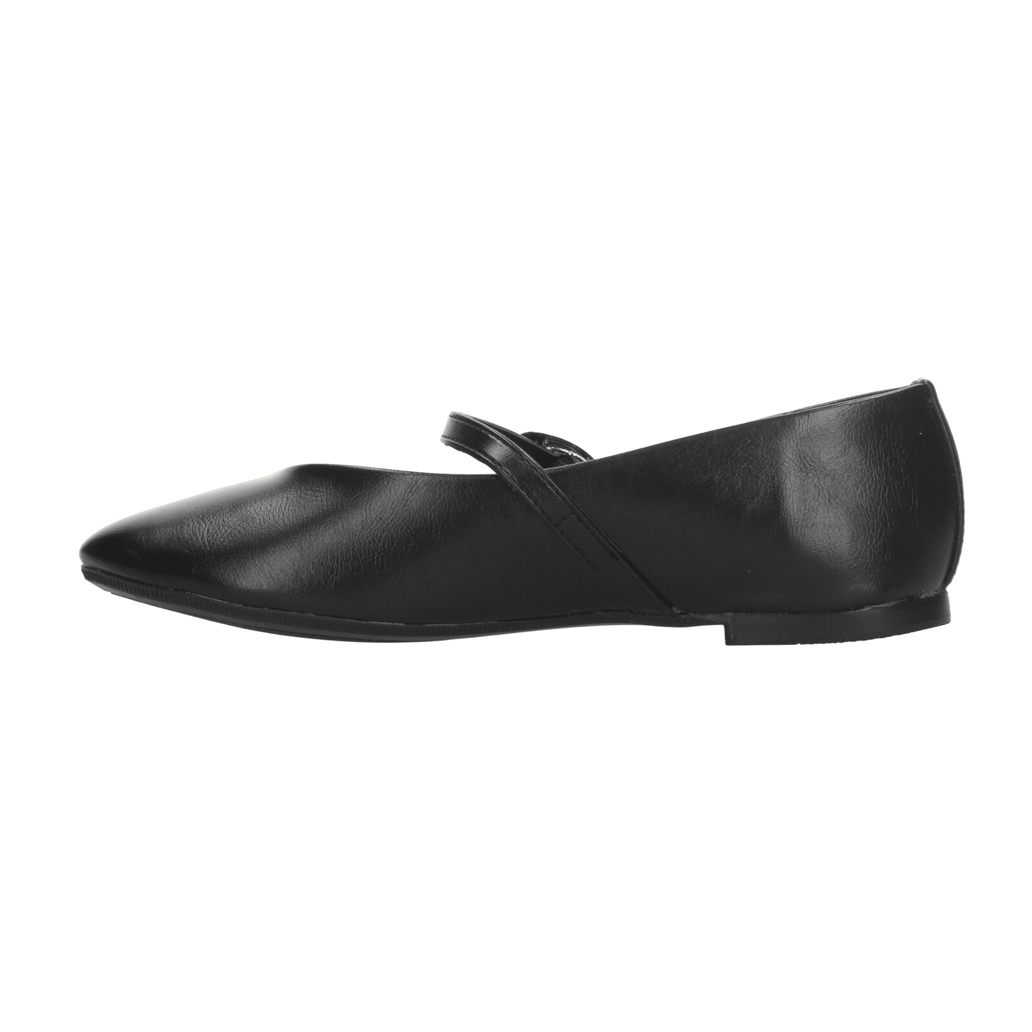 Flats Paulina Mary Jane Dama Casual Hebilla Negro Mujer — imagen 14