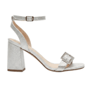 Zapatilla Lady Paulina Dama Fiesta Plateada Mujer