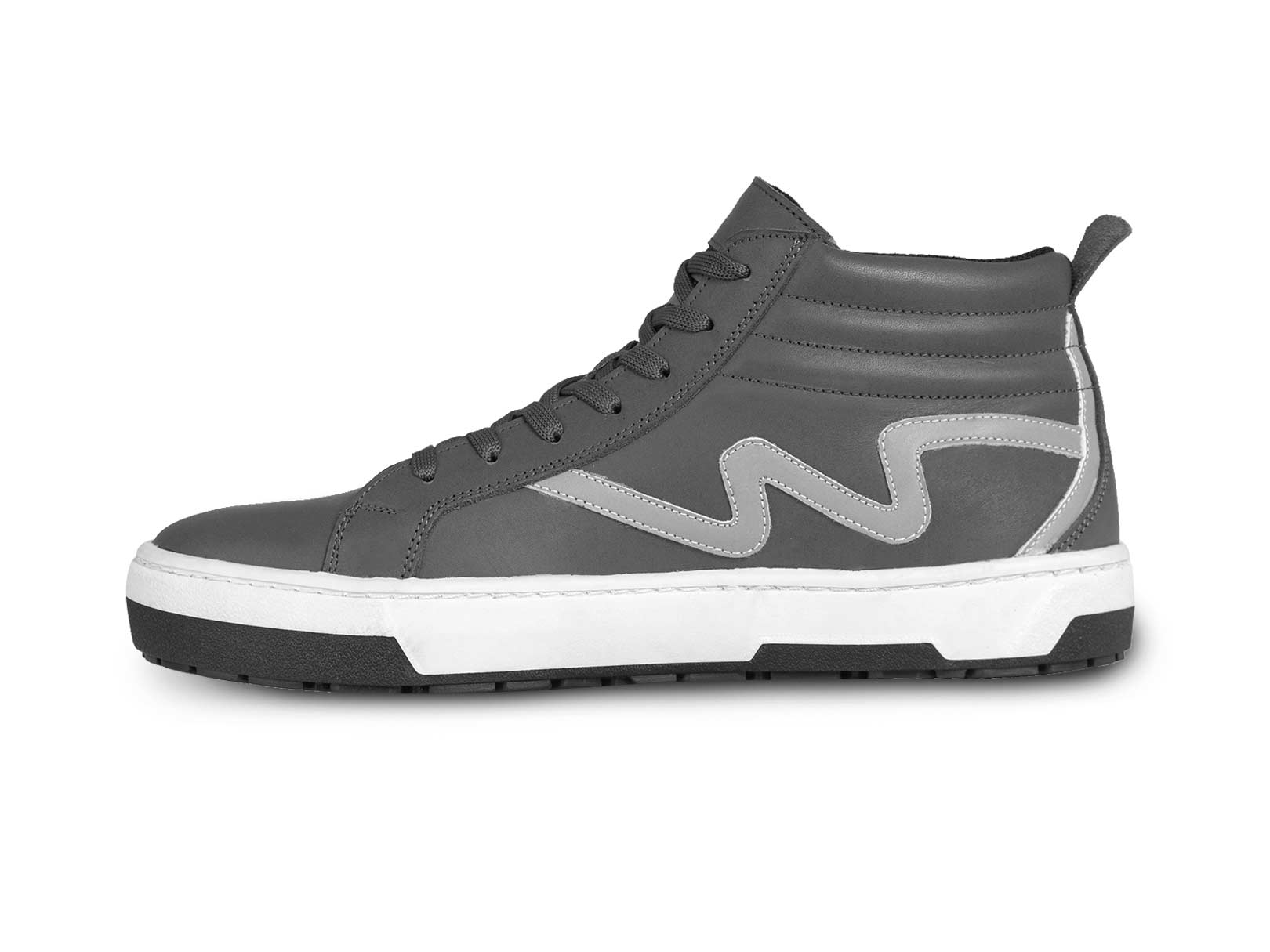 Tenis Bota Motociclista Hombre Moto Biker Wkl 80206 Gris — imagen 13