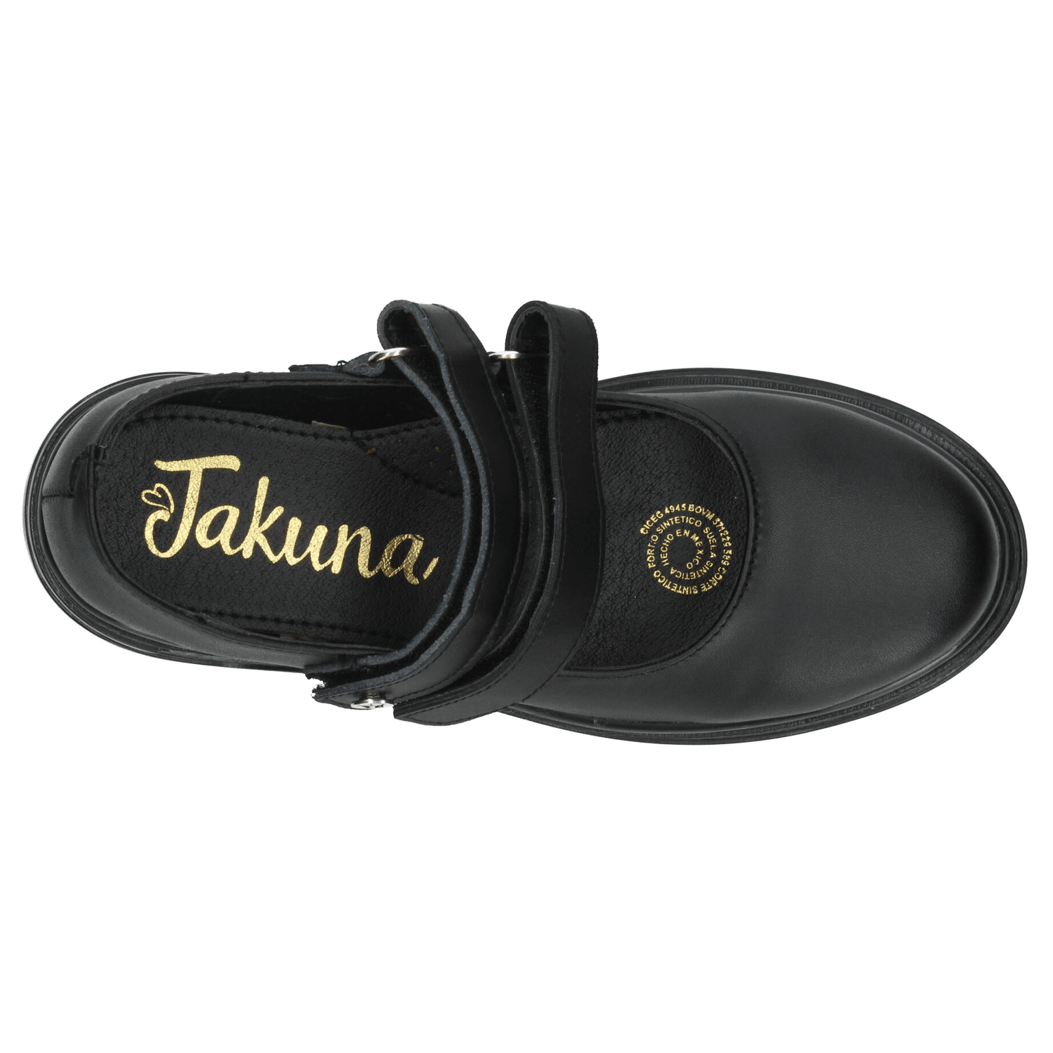 Zapato Jakuna Niña Negro Escolar Plataforma Juvenil T22-27 — imagen 9