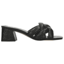 Sandalia Efe Dama Casual Tacón Bajo Formal Negro Mujer
