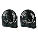 2 VENTILADORES ESCRITORIO PISO MYTEK 8 PULGADAS 3 VEL NEGRO