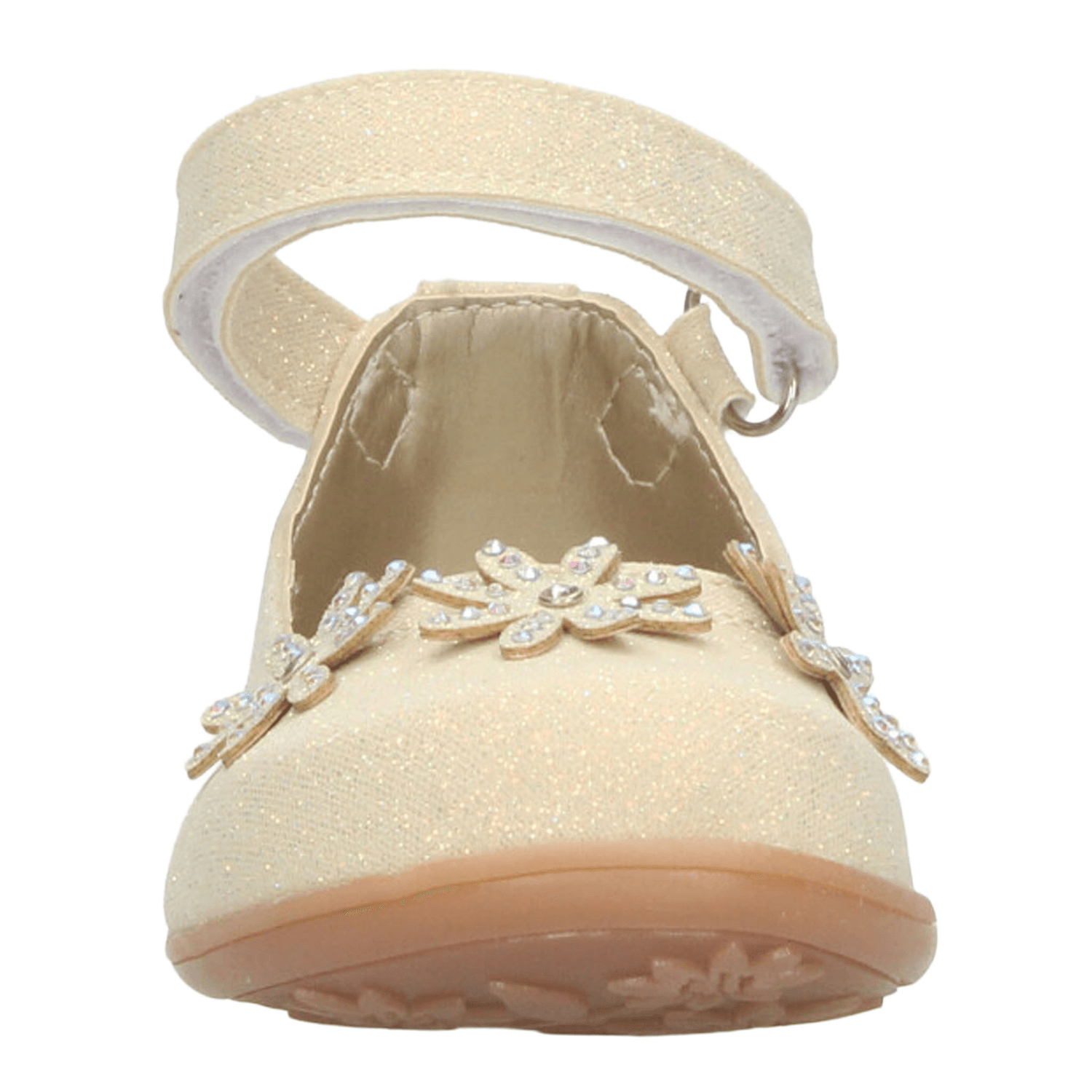 Flat Paressi Niña Beige Casual Cinta Adhesiva Infantil T15-18 — imagen 7