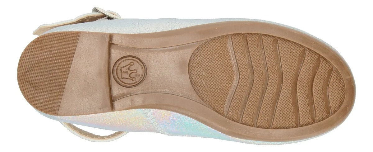 Flats Jakuna Niña Casual Plateado Tornasol Infantil T18-24 — imagen 11
