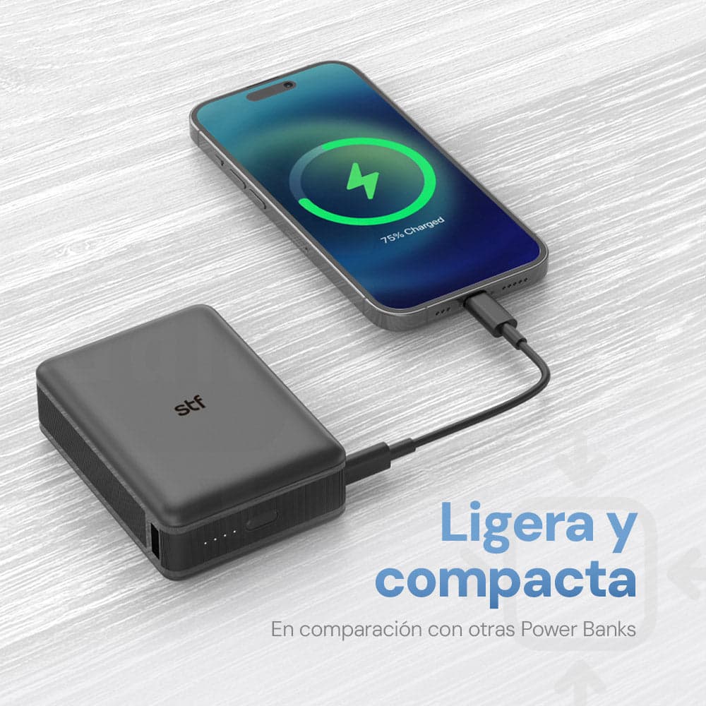 Batería STF Power Bank: 10,000 mAh, 22W, Carga Ultra Rápida — image 3