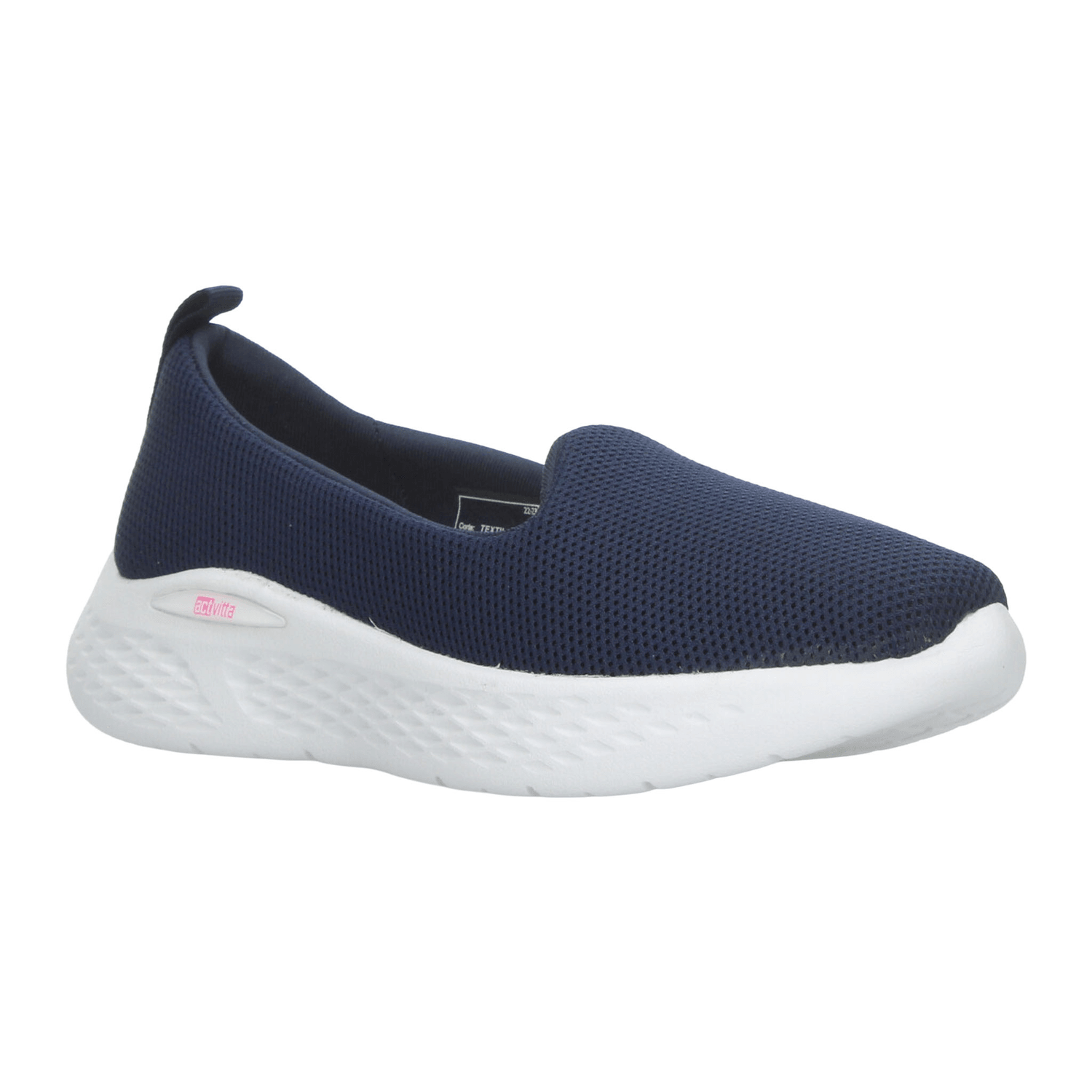 Tenis Actvitta Dama Azul Deportivo Confort Slip On Mujer — imagen 3