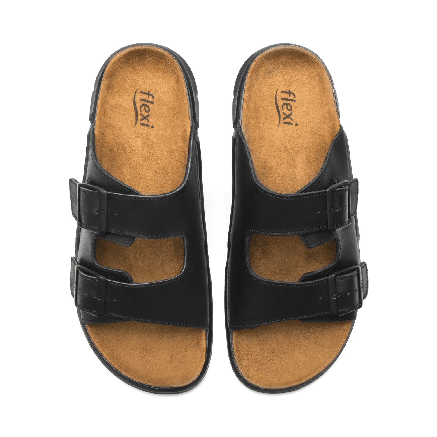 Sandalias Flexi Hombre Casual Negro Caballero — imagen 8