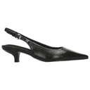 Zapatilla Corina Dama Punta Casual Formal Tacón Negro Mujer