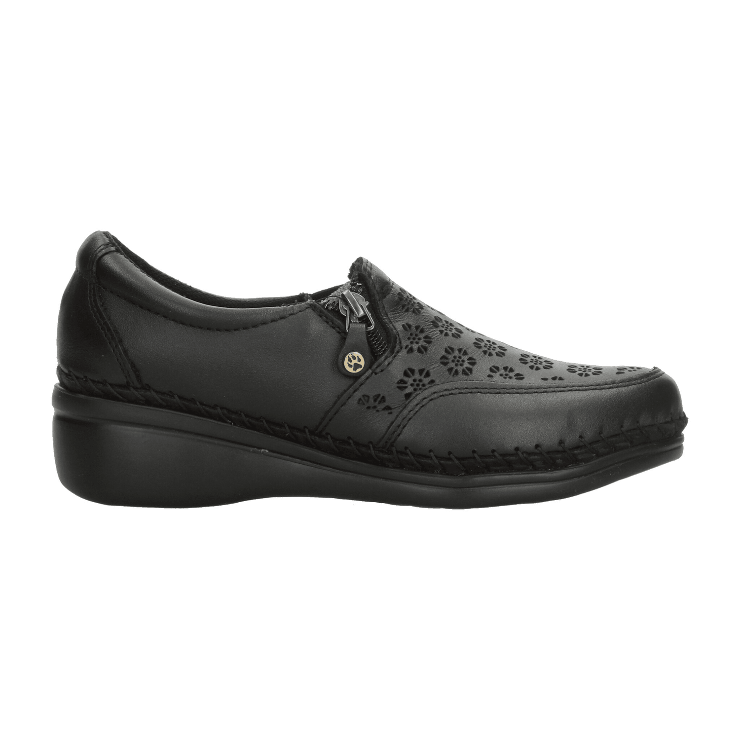 Zapato Dama Lobo Solo Negro Confort Casual Mujer — imagen 2