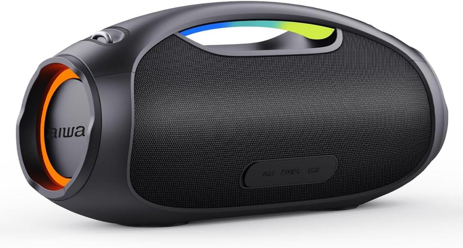 BOCINA AIWA AWS244BT-NEGR BLUETOOTH PORTATIL BOOMBOX — imagen 3
