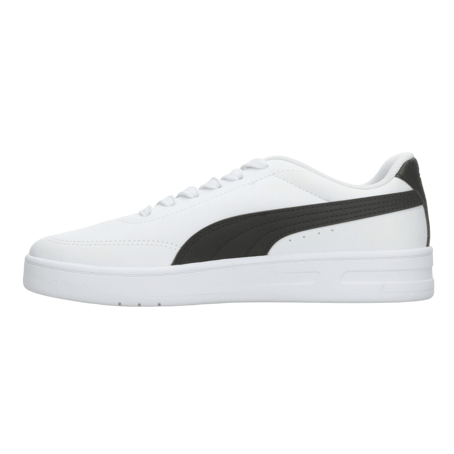 Tenis Puma Court Classic Clean Niño Casual Blanco Infantil T22-26 — imagen 5