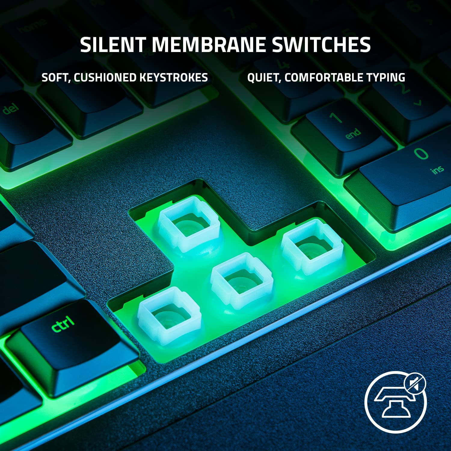 Teclado Gamer Alámbrico Razer Ornata v3 X (Español) - Negro — imagen 4