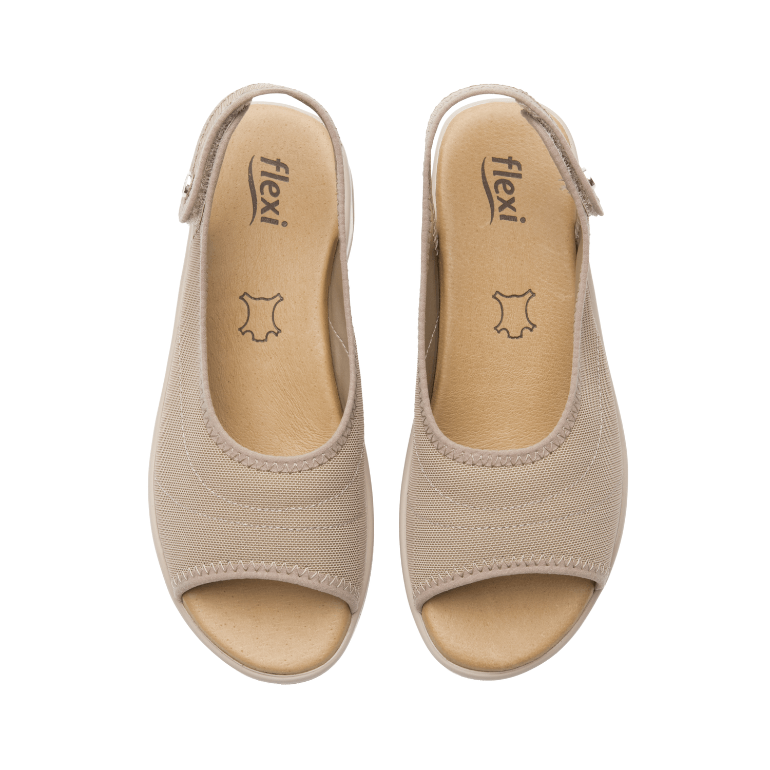 Sandalias Flexi Dama Beige Casual Para Mujer — imagen 9