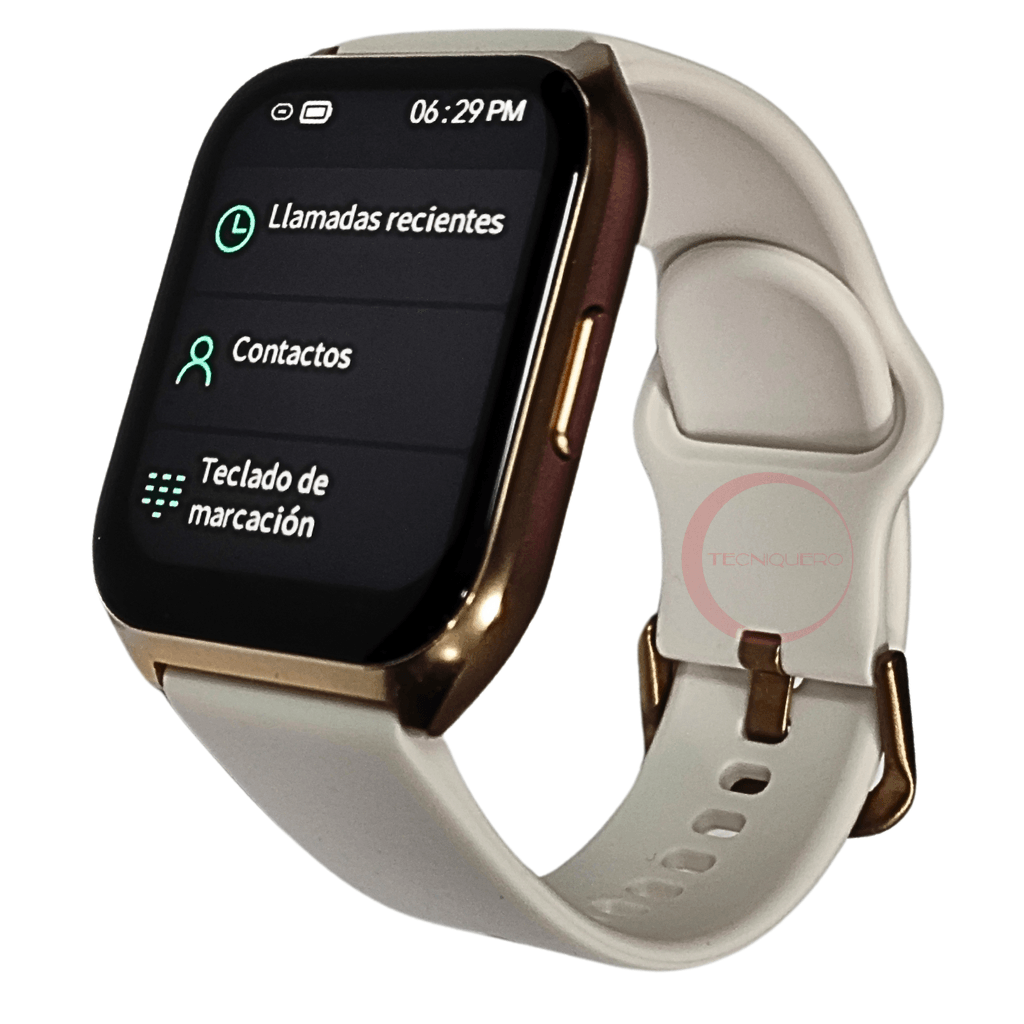 Smartwatch Filwans GTS Mini Pantalla 1.85 Pulgadas 78 Modos Deportivos Llamadas Bluetooth IP68 Bateria 250mAh, Dorada — imagen 10