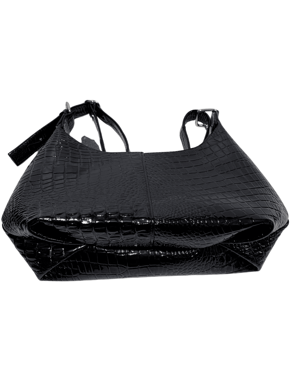 Bolsa De Piel Charol Para Dama Karol Elegante Y Juvenil Asa Larga — imagen 6
