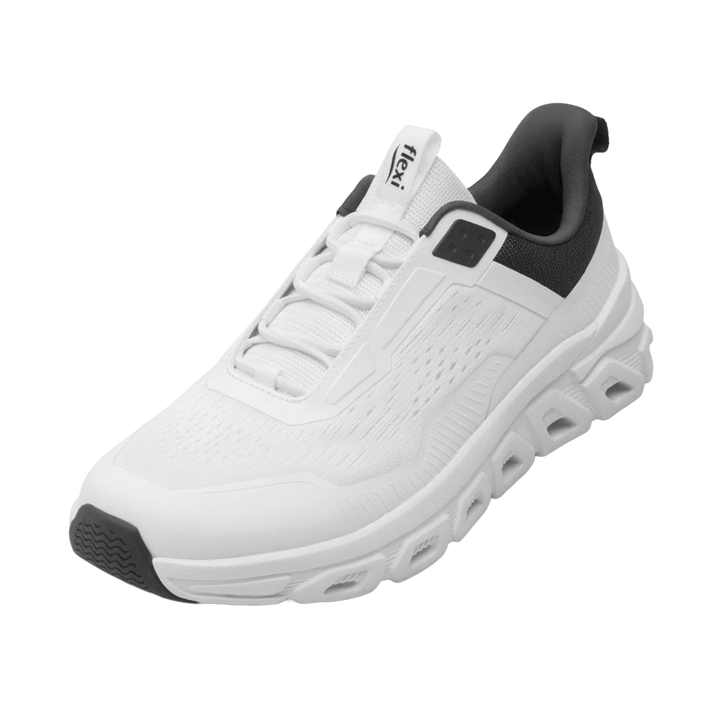 Tenis Flexi Kumori Hombre Deportivo Cintas Blanco Caballero — imagen 3