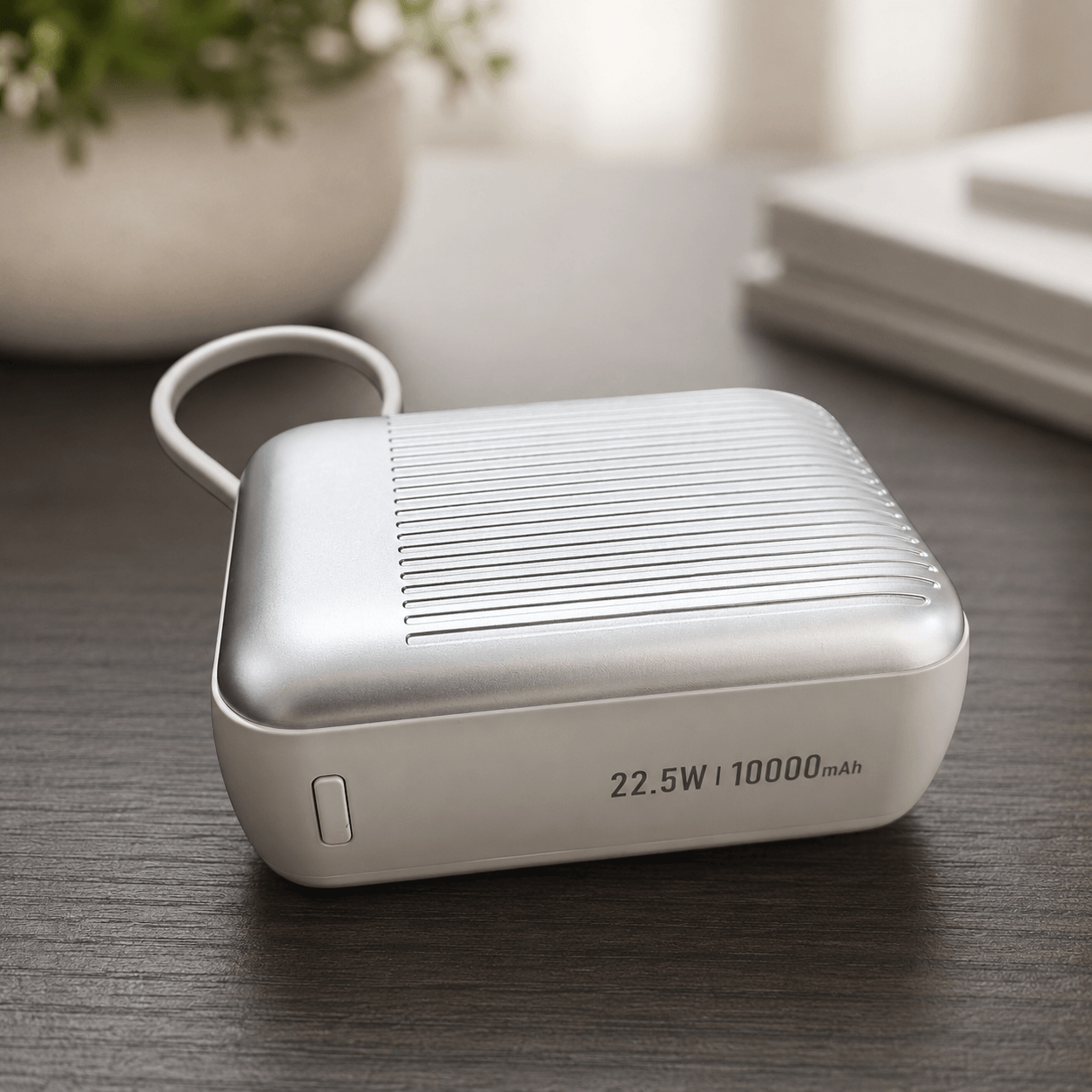 Power Bank C10 10000mAh 22.5W Carga Rápida con Cables Integrados y Pantalla Digital — imagen 6