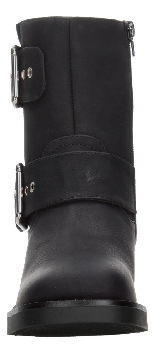 Botines Berlin Dama Doble Hebilla Tacón Negro Mujer — imagen 15