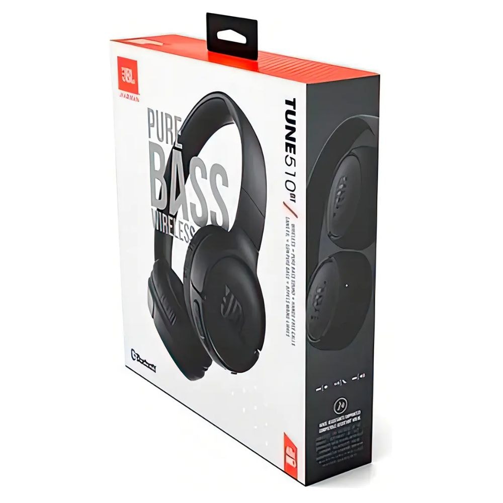 Audifonos Inalambricos JBL Tune 510 BT Pure Bass Wireless - Negro — imagen 5