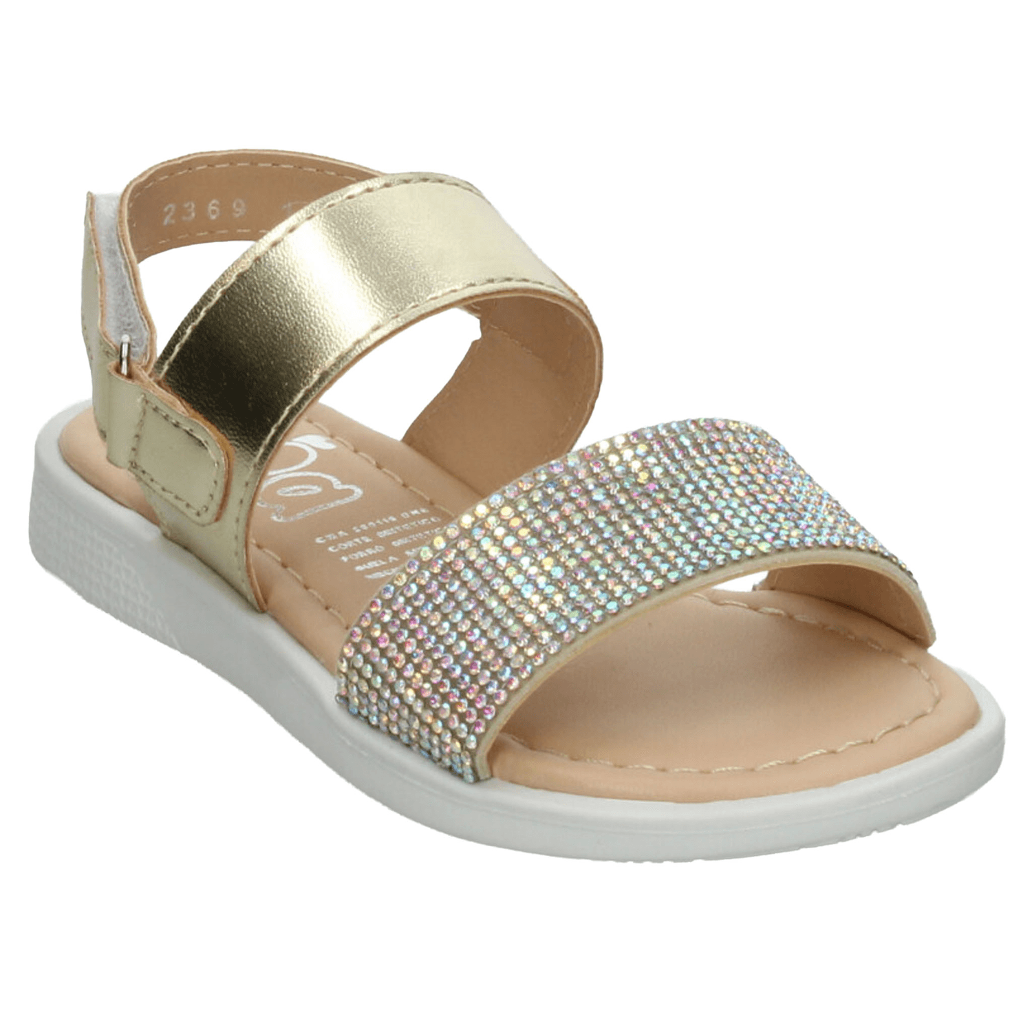 Sandalias Niña Lia Dorado Casual Infantil T18-22 — imagen 5
