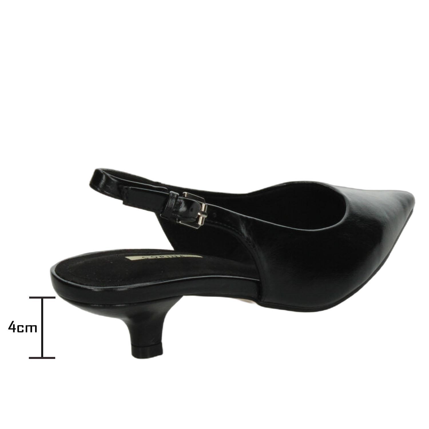 Zapatillas Corina Dama Negro Formal Para Mujer — imagen 4