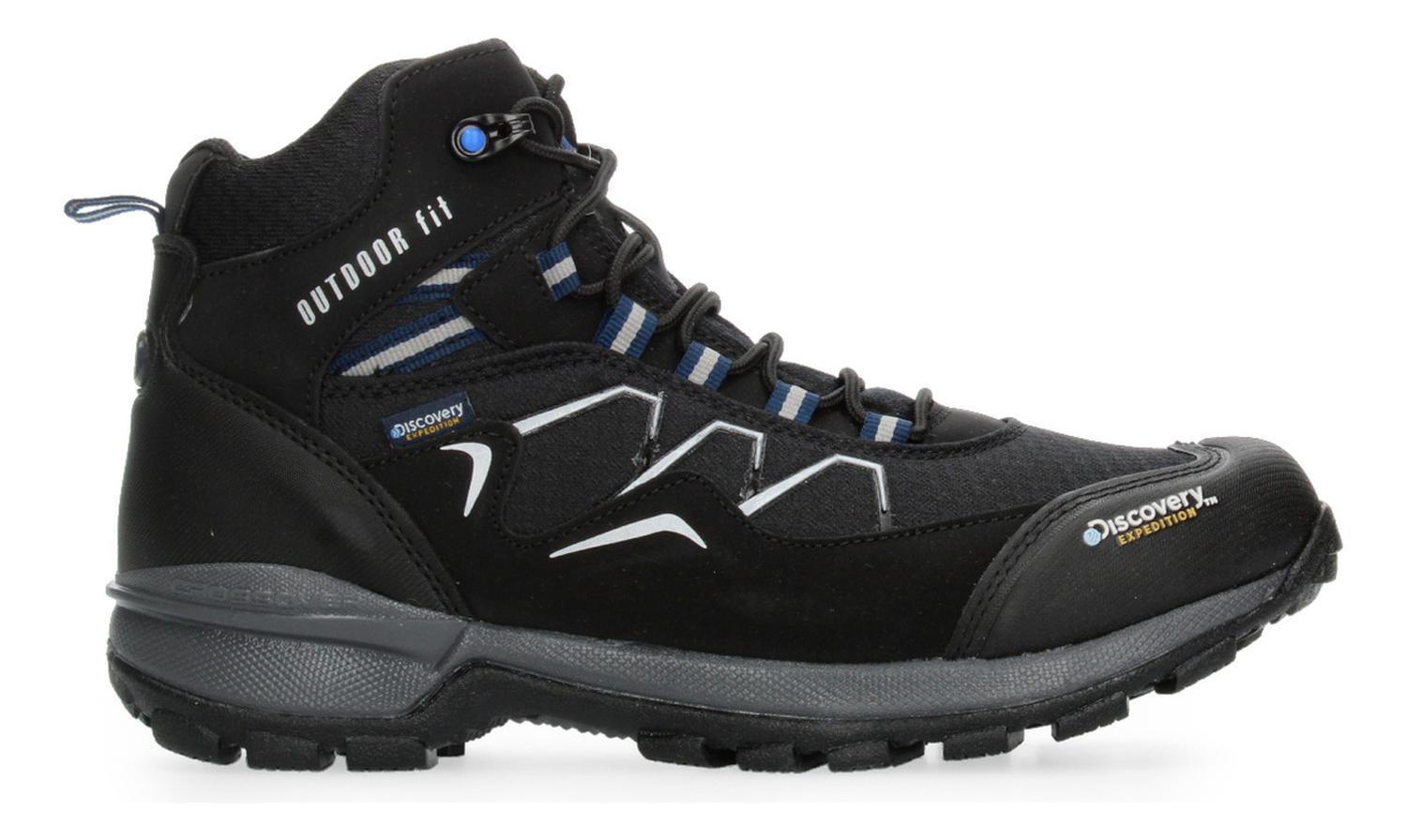 Bota Hombre Discovery Industrial Negro Casual Caballero — imagen 2