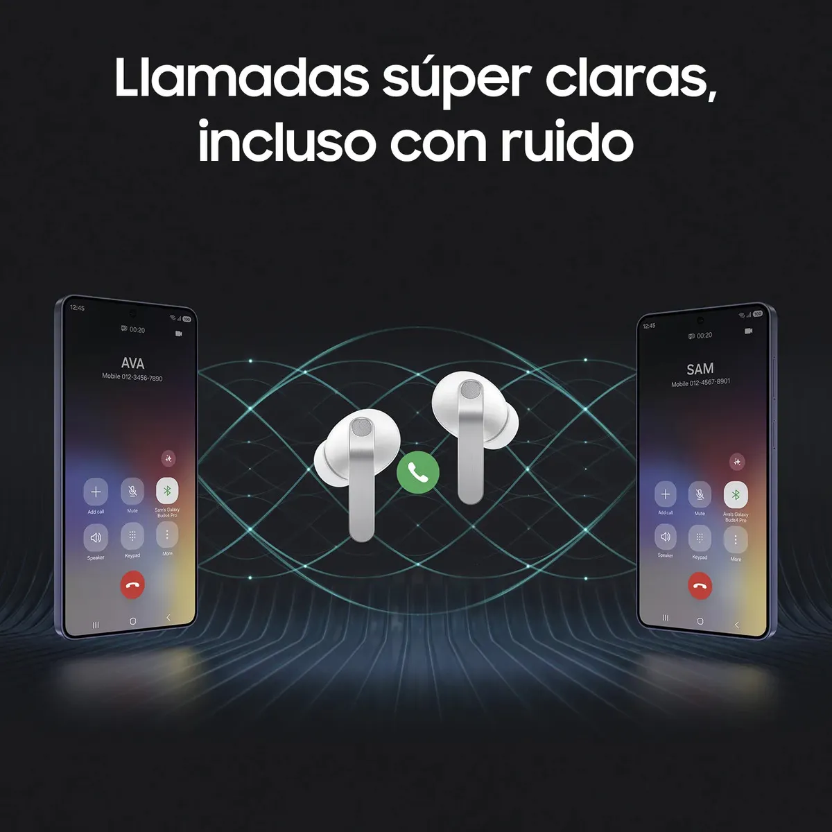 Samsung Galaxy Buds4 Pro Negro — imagen 3
