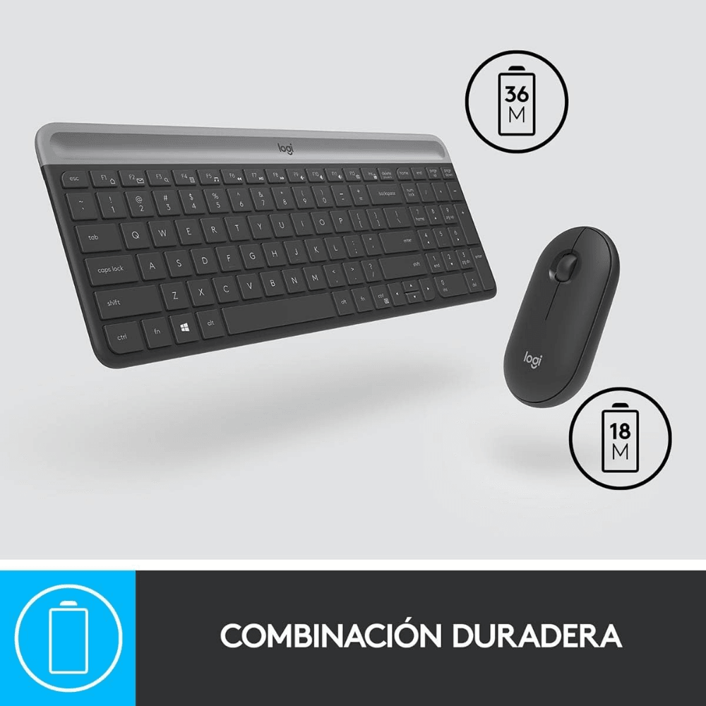 Teclado y Mouse Inalámbricos Logitech MK470 - Grafito — imagen 4