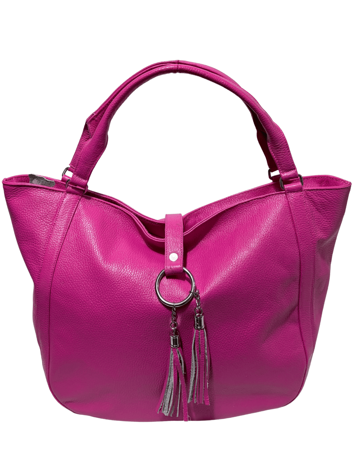 Bolsa Grande Aracely Piel Ternera Negra — imagen 5