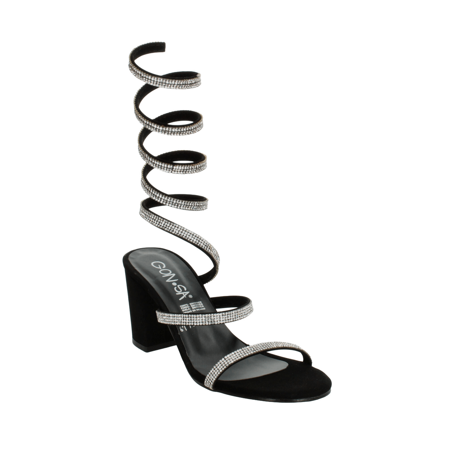 Zapatilla Gonsa Dama Fiesta Negro Mujer — imagen 4