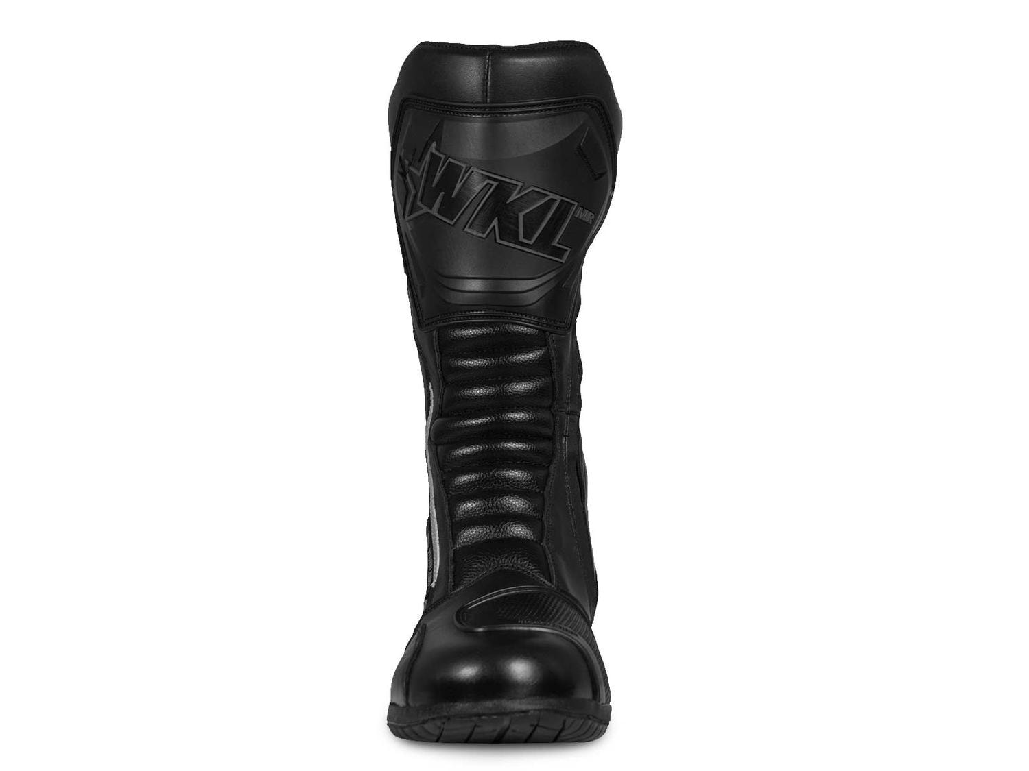 Botas hombre motociclista biker touring WKL 80020 Negro — imagen 3