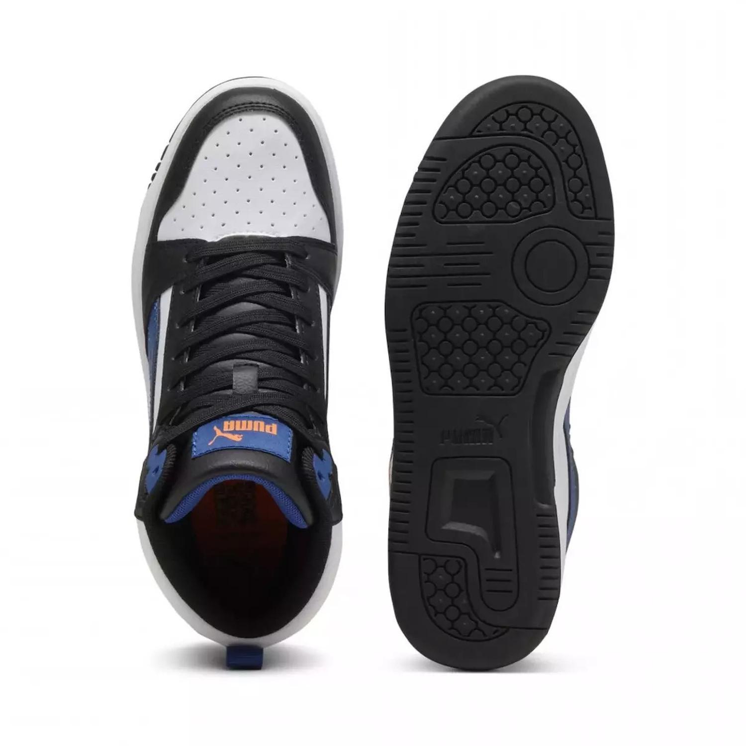 Tenis Puma Rebound V6 Mid JR UNISEX 393831-31 — imagen 6