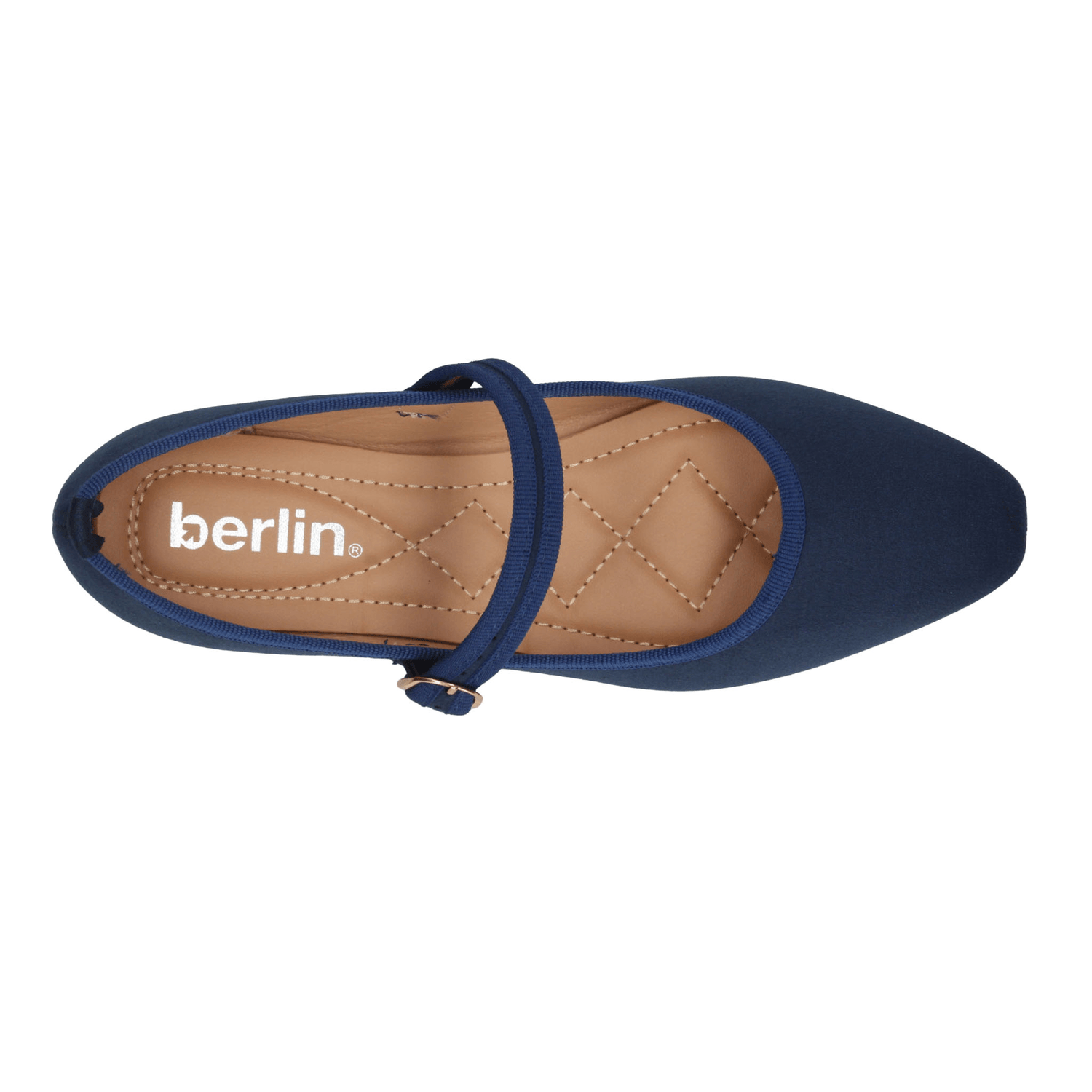 Flats Berlin Dama Casual Mary Jane Azul Marino Mujer — imagen 8