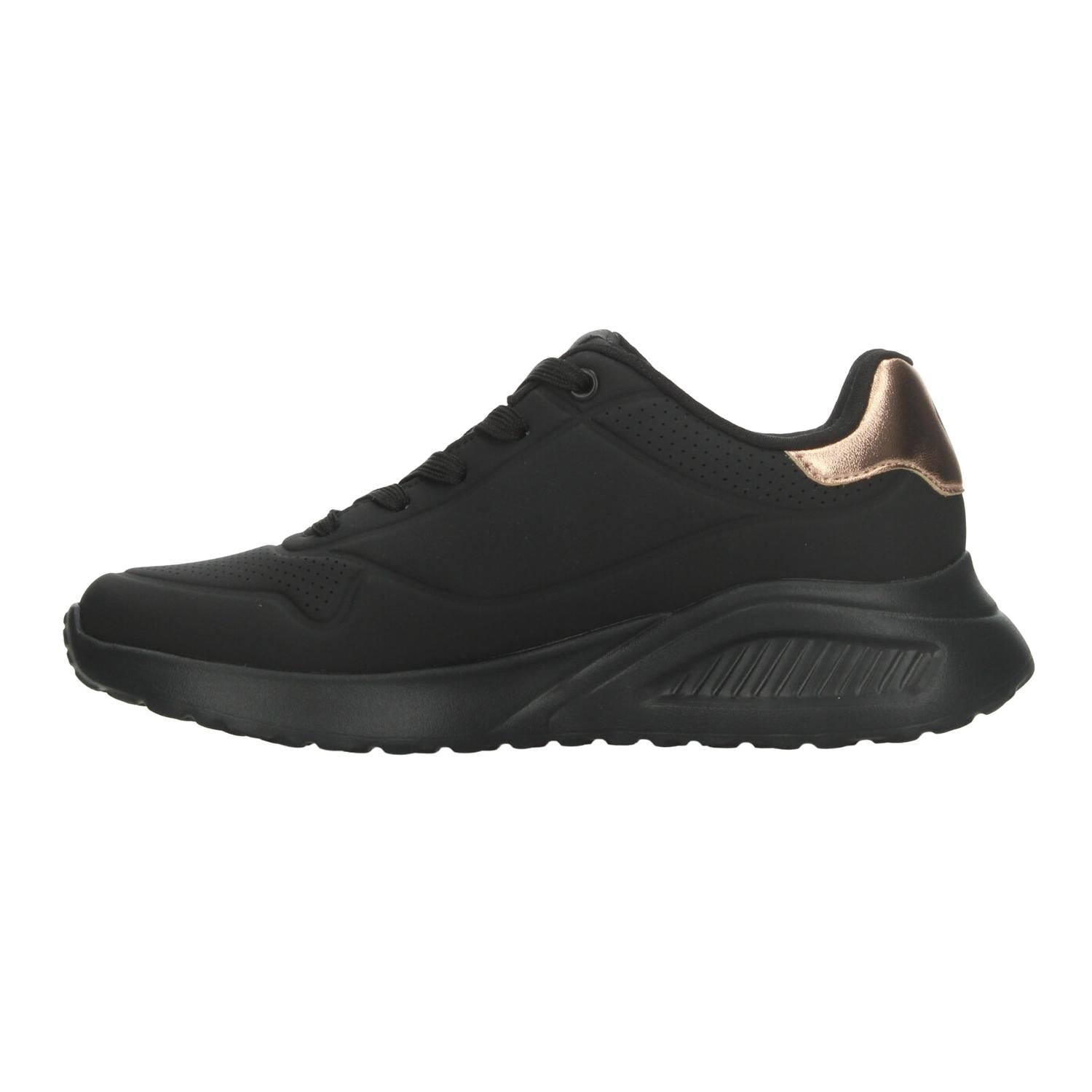 Tenis Skechers Uno Lite Dama Negro Casual Para Mujer — imagen 6