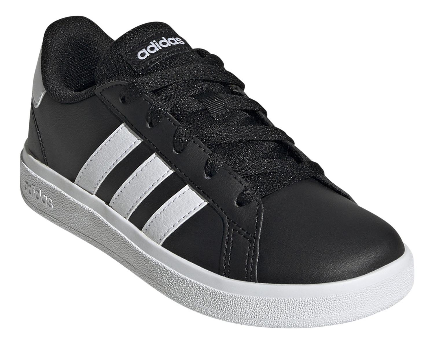 Tenis Hombre Jr. adidas Grand Court Negro Blanco Sneakers Original Ligero Casual Cómodo Juvenil Juni — imagen 3