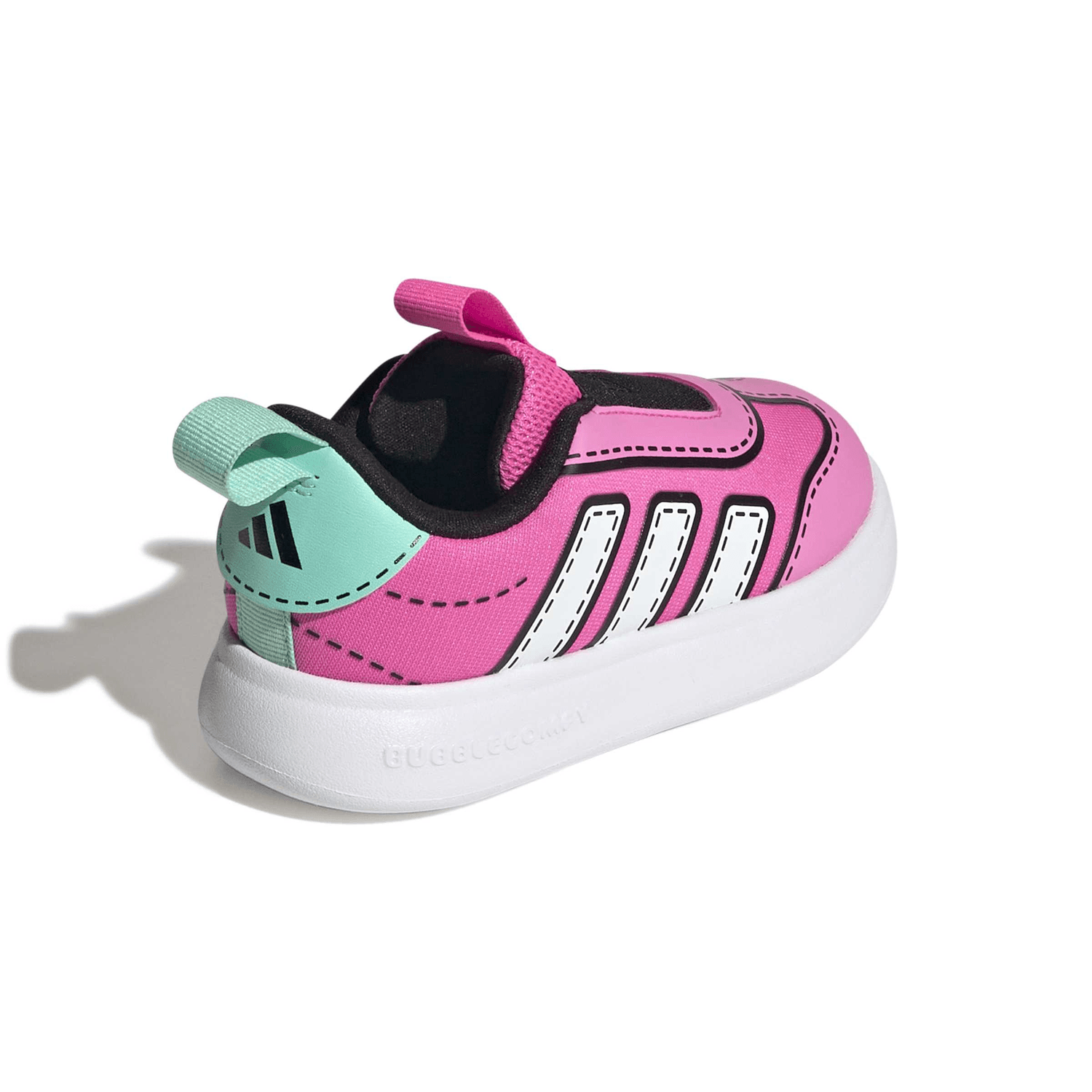 Tenis Adidas Bubblecomic Niña Casual Rosa Infantil T11-16 — imagen 3