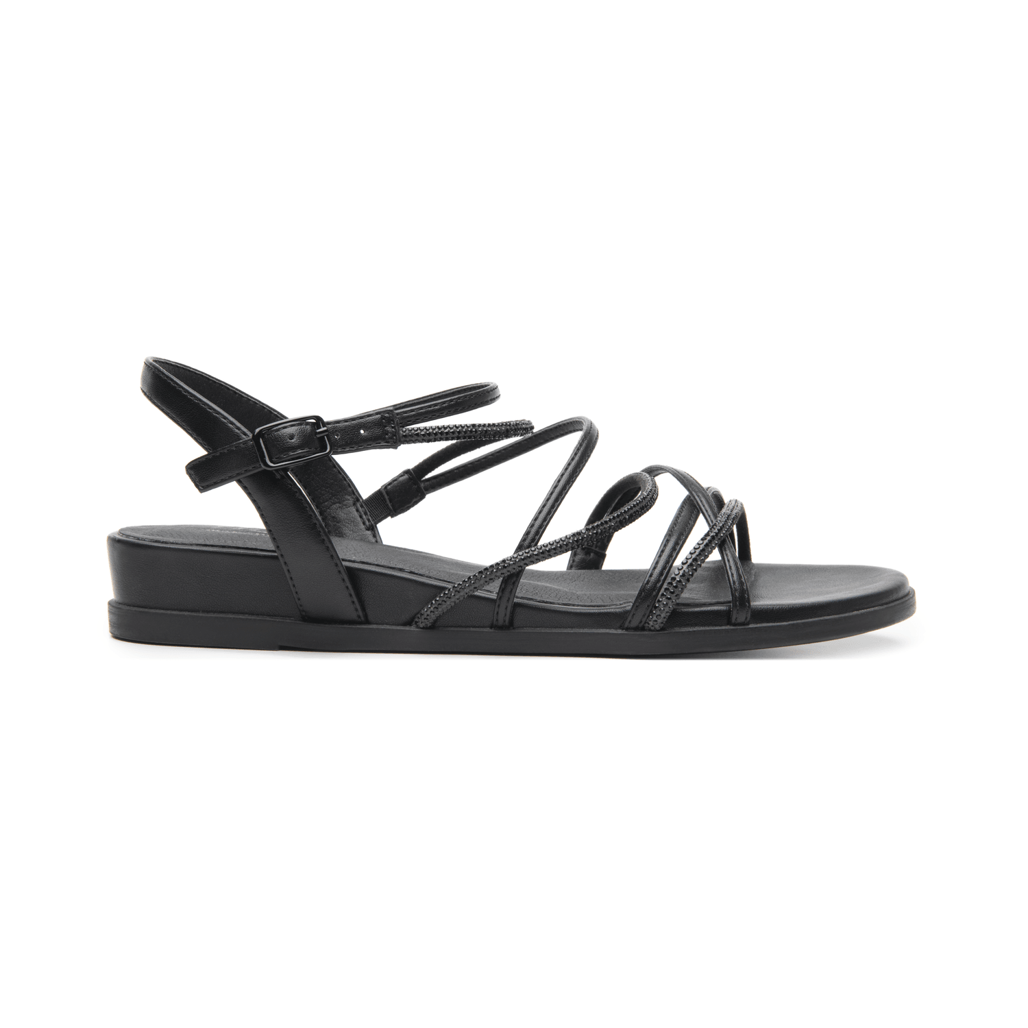 Sandalias Flexi Dama Casual Negro Mujer — imagen 1