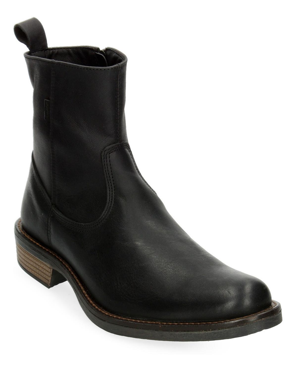 Bota Levis Vaquero Hombre Casual Negro Caballero — imagen 4