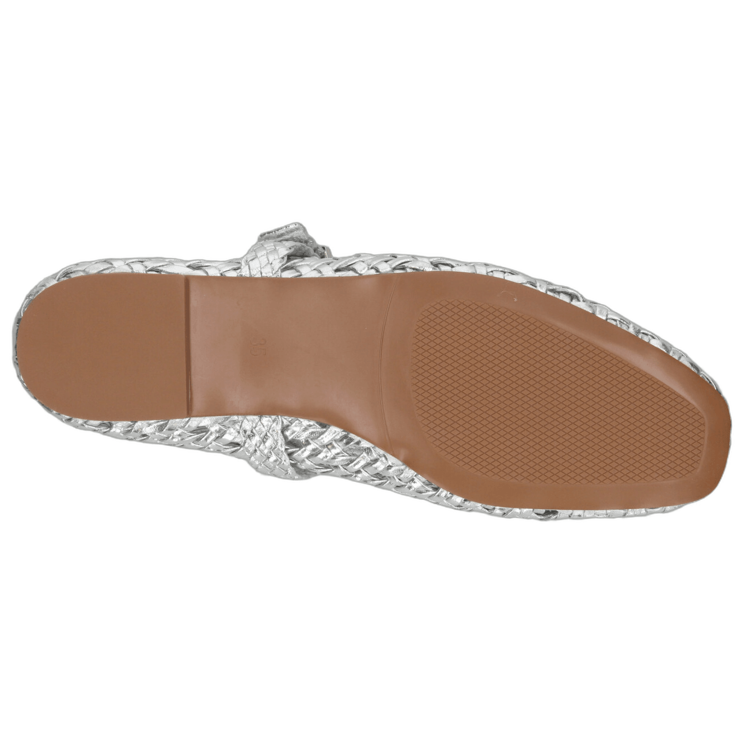 Flats Corina Dama Casual Plateado Mujer — imagen 9