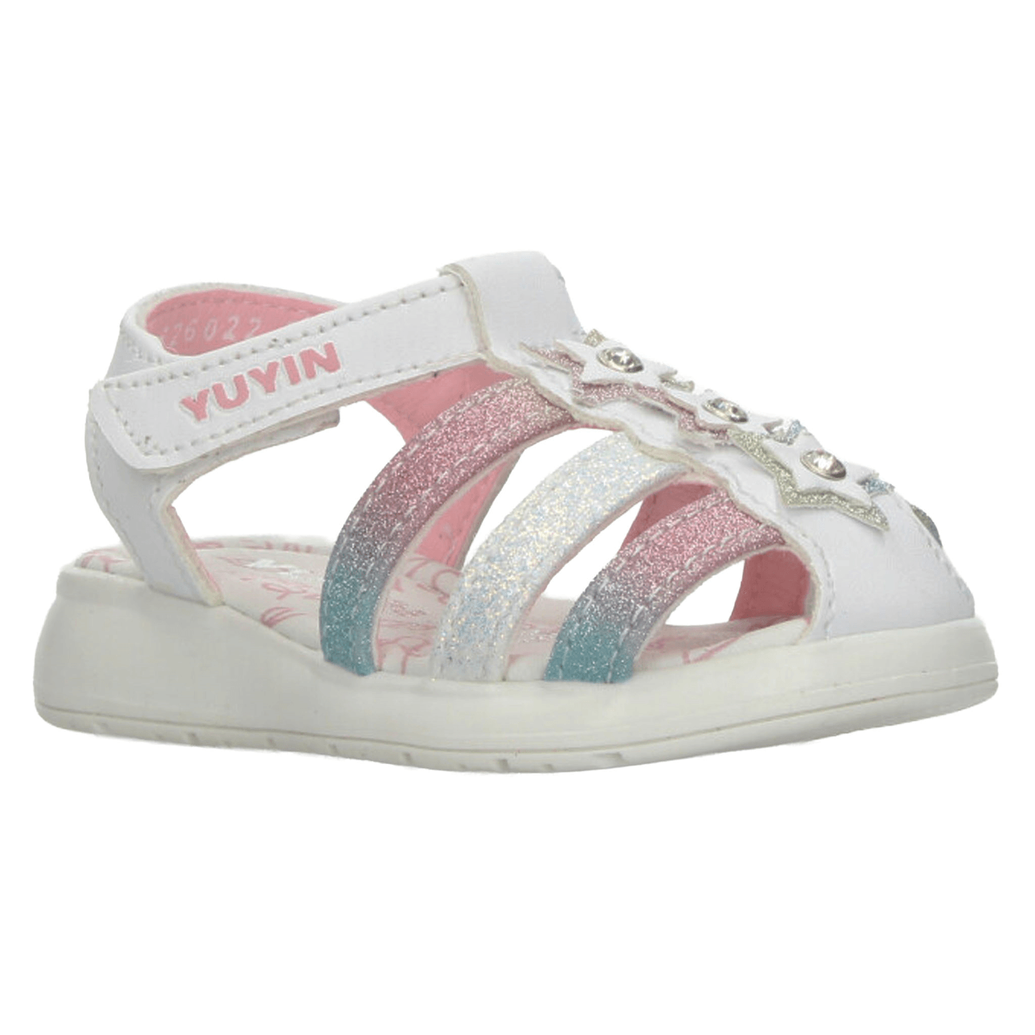Sandalias Yuyin Niña Casual Blanco Infantil T15-18 — imagen 2