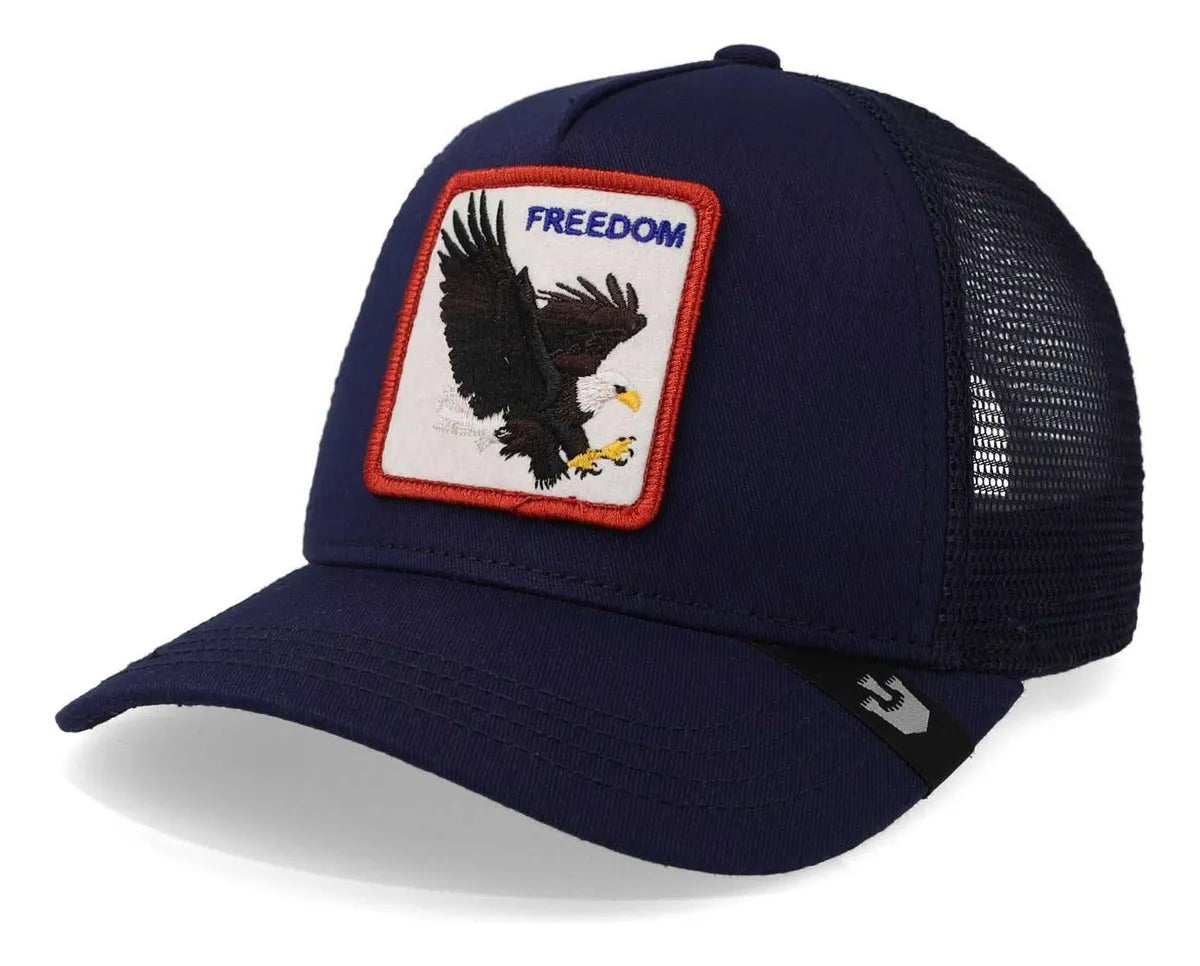 Gorra Goorin Bross Freedom Trucker - Azul Marino — imagen 2