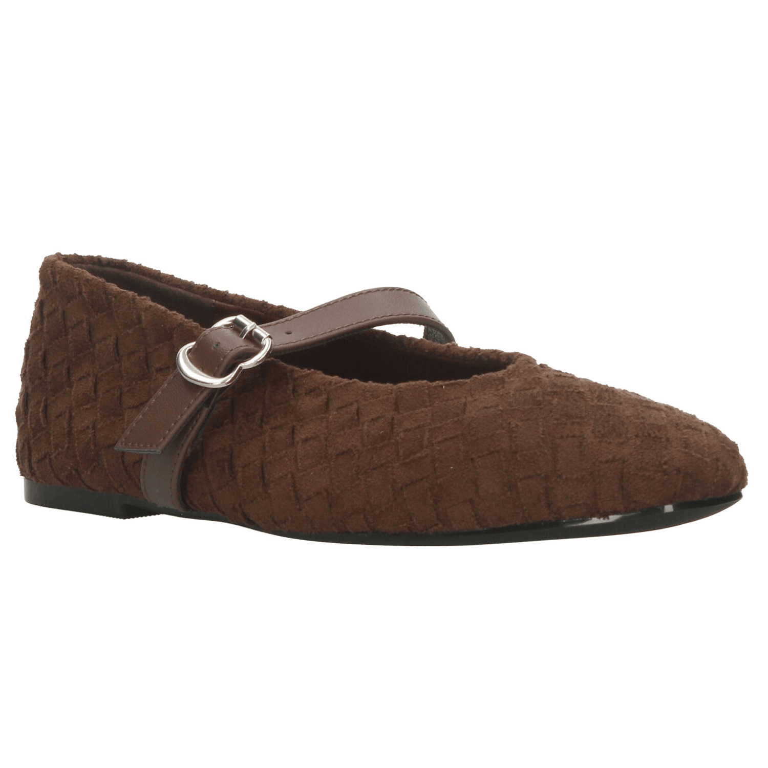 Flats Berlin Dama Café Casual Mary Jane Hebilla Mujer — imagen 3