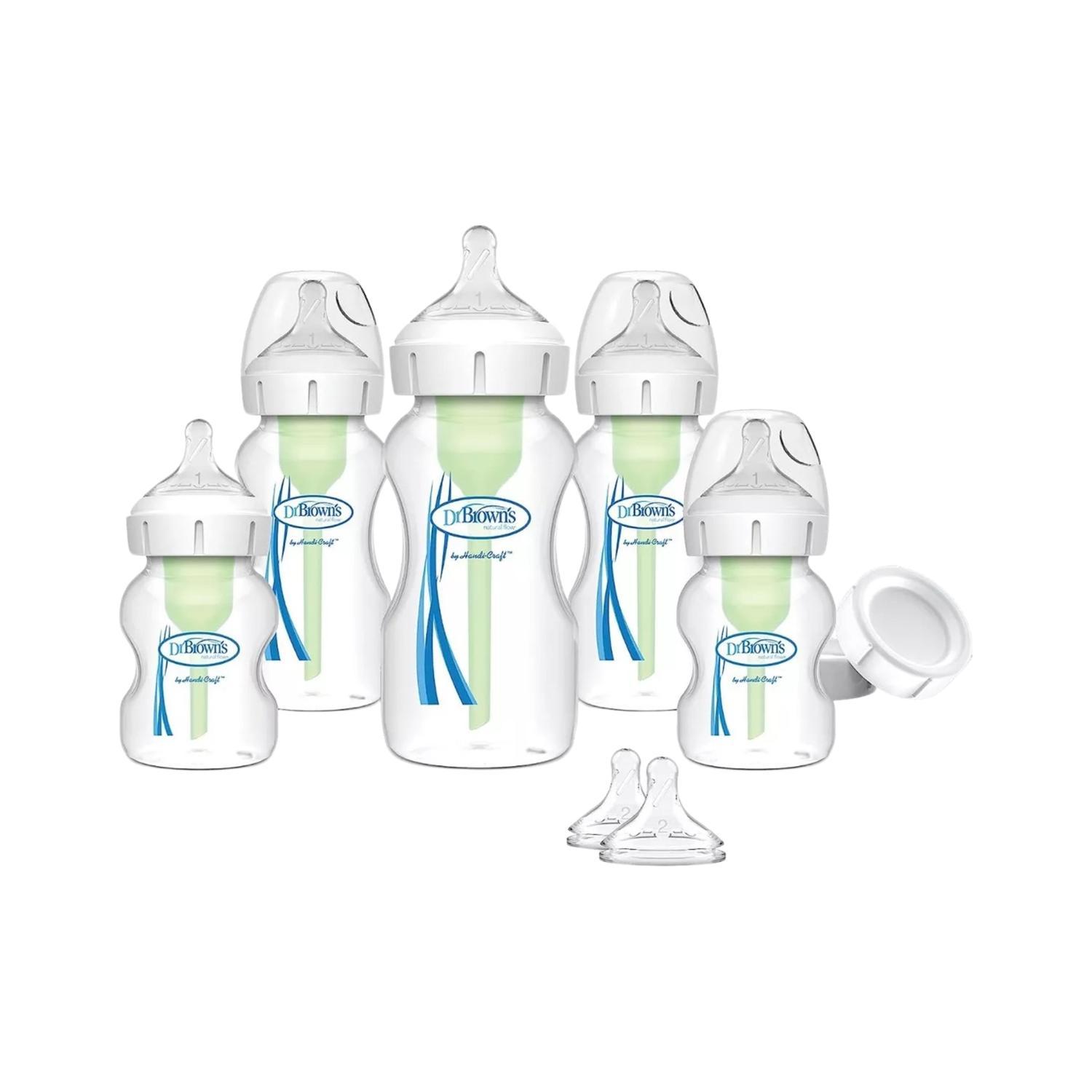 Pack 5 Biberones Dr Browns Boca Ancha 9oz y Cepillo Limpiador — imagen 2